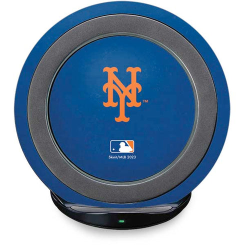 MLB New York Mets - Solid Distressed Fast Charge Wireless Charging Stand Skin